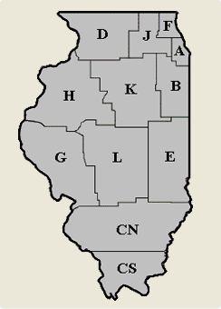 Map of Illinois