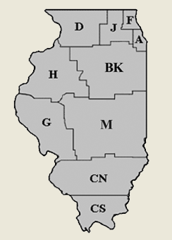 Map of Illinois